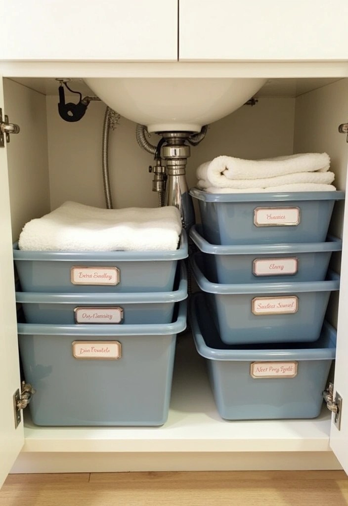 21 Bathroom Storage Hacks for Tiny Spaces That'll Change Your Life (You'll Gain 50% More Space!) - 3. Under-Sink Solutions