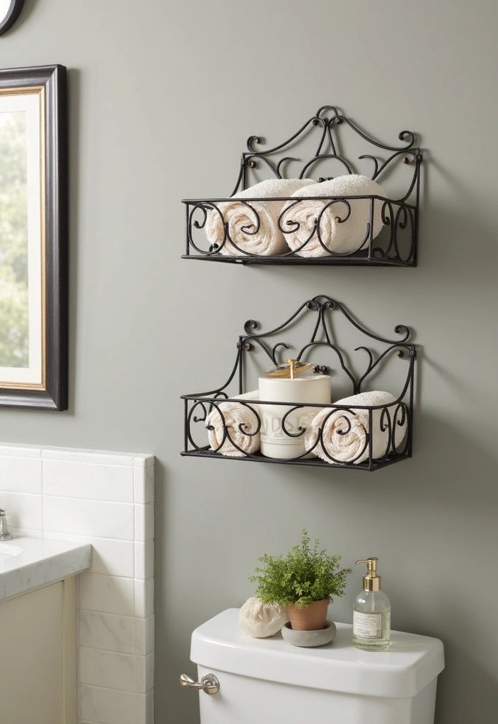 21 Bathroom Storage Hacks for Tiny Spaces That'll Change Your Life (You'll Gain 50% More Space!) - 7. Wall-Mounted Baskets
